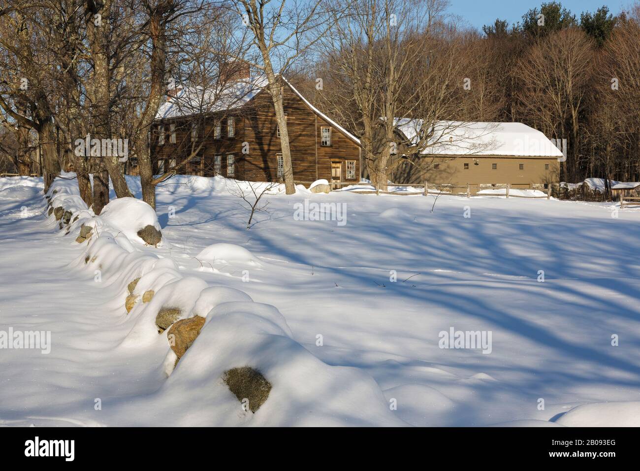 Hartwell Tavern along the Battle Road at Minute Man National Historical