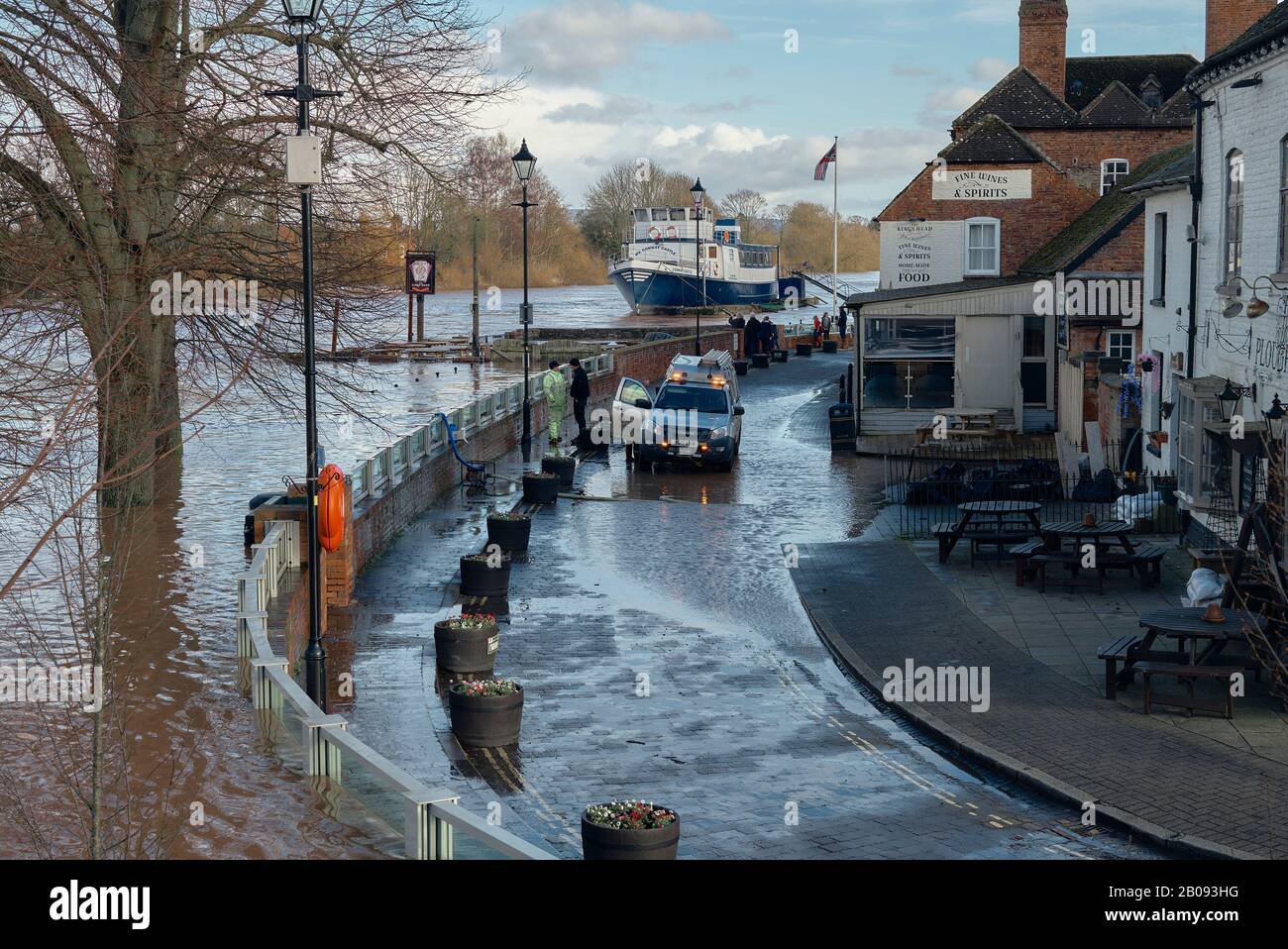 Flooding river severn upton upon hires stock photography and images