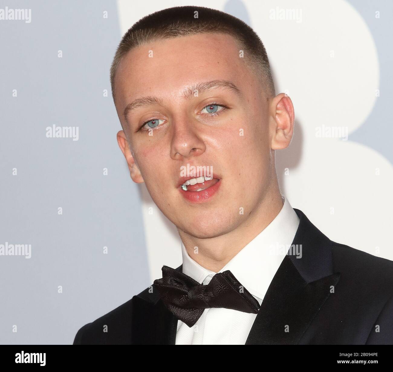 Aitch attends the 40th Brit Awards Red Carpet arrivals at The O2 Arena