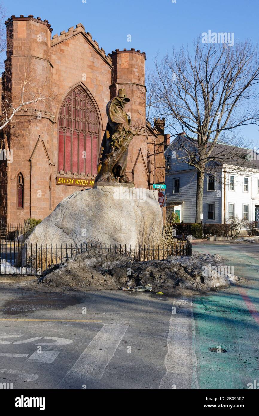 Salem Witch Museum in Salem, Massachusetts USA. This museum is about