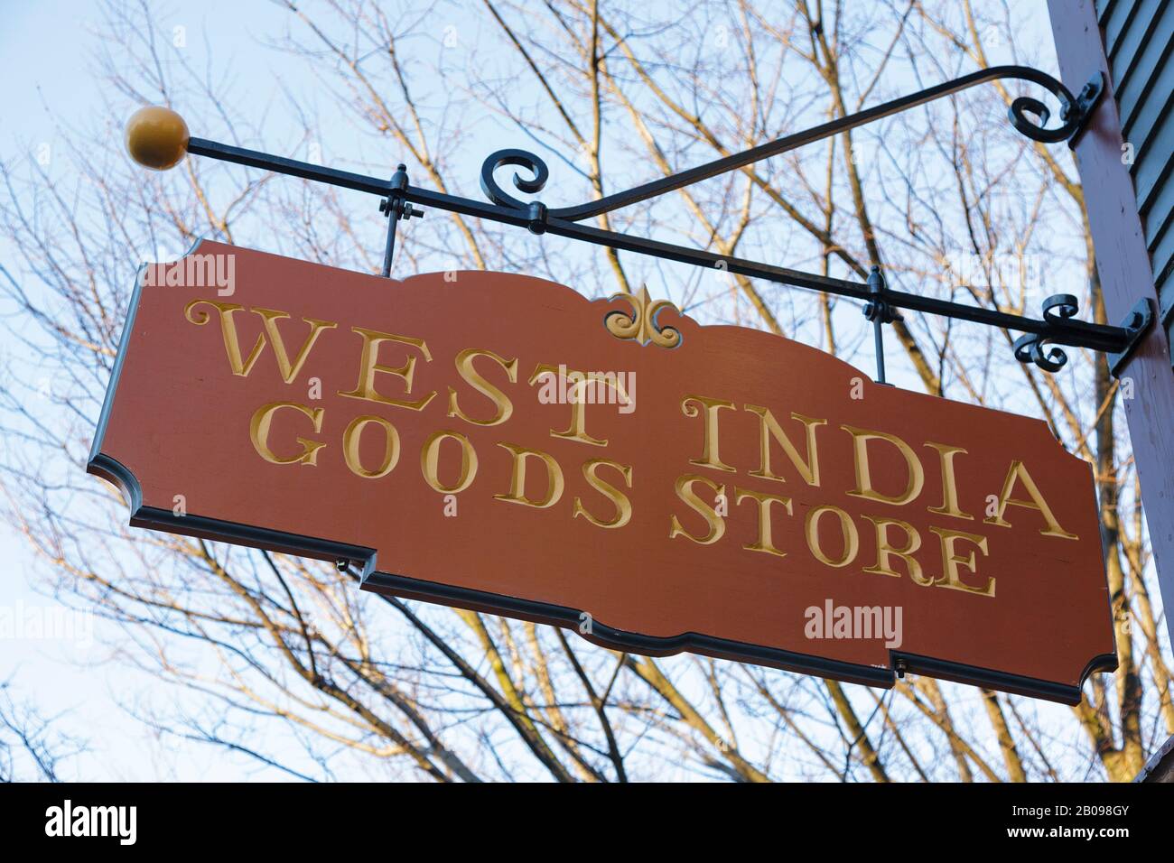 West India Goods Store in Salem, Massachusetts. This area is part of