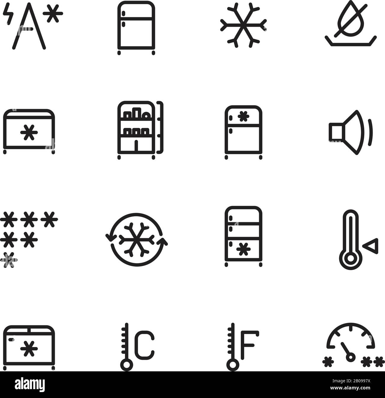 Freezer Food Symbol Icon Hi Res Stock Photography And Images Alamy