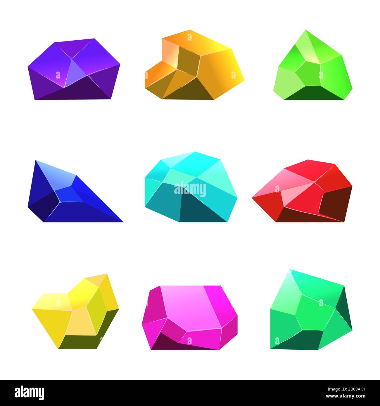 Cartoon crystals hi-res stock photography and images - Alamy