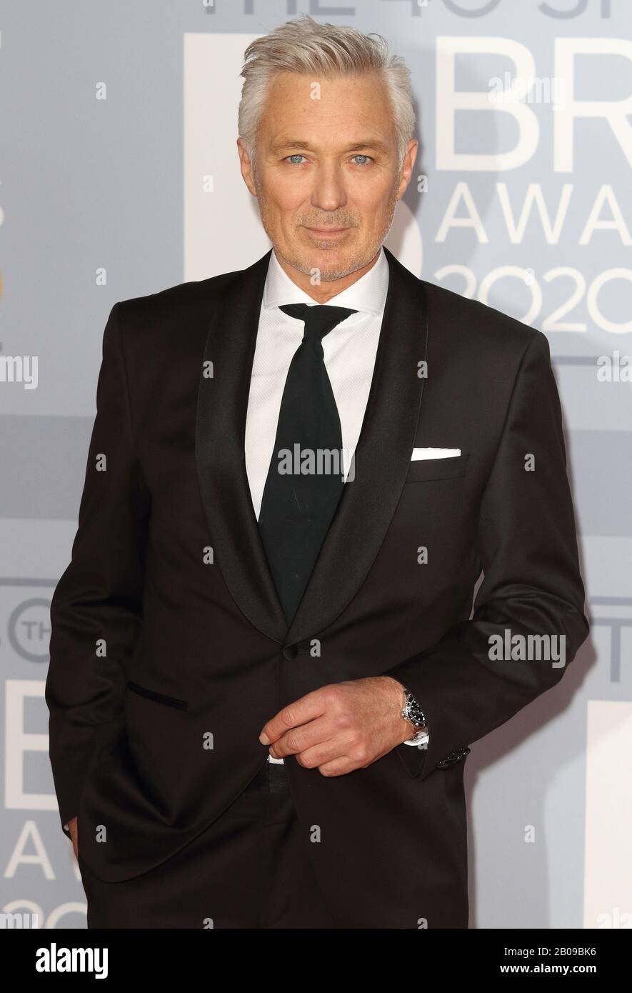 Martin Kemp attends the 40th Brit Awards Red Carpet arrivals at The O2