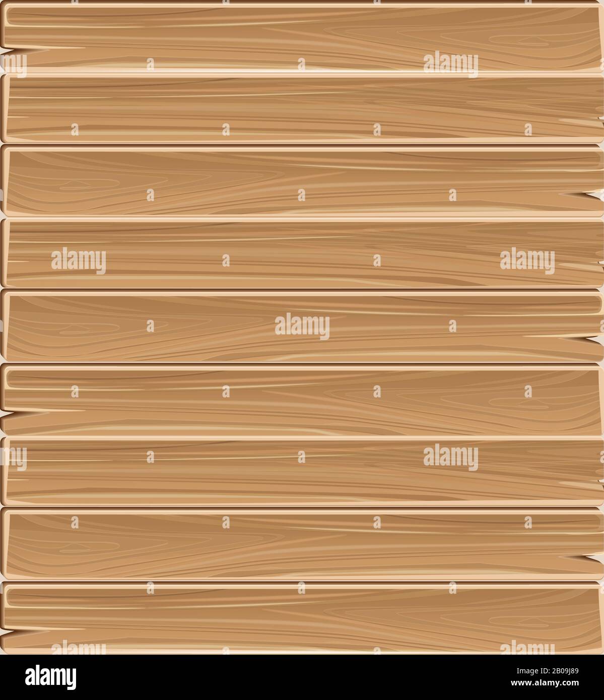 Wooden planks board vector seamless pattern. Background wood texture illustration Stock Vector