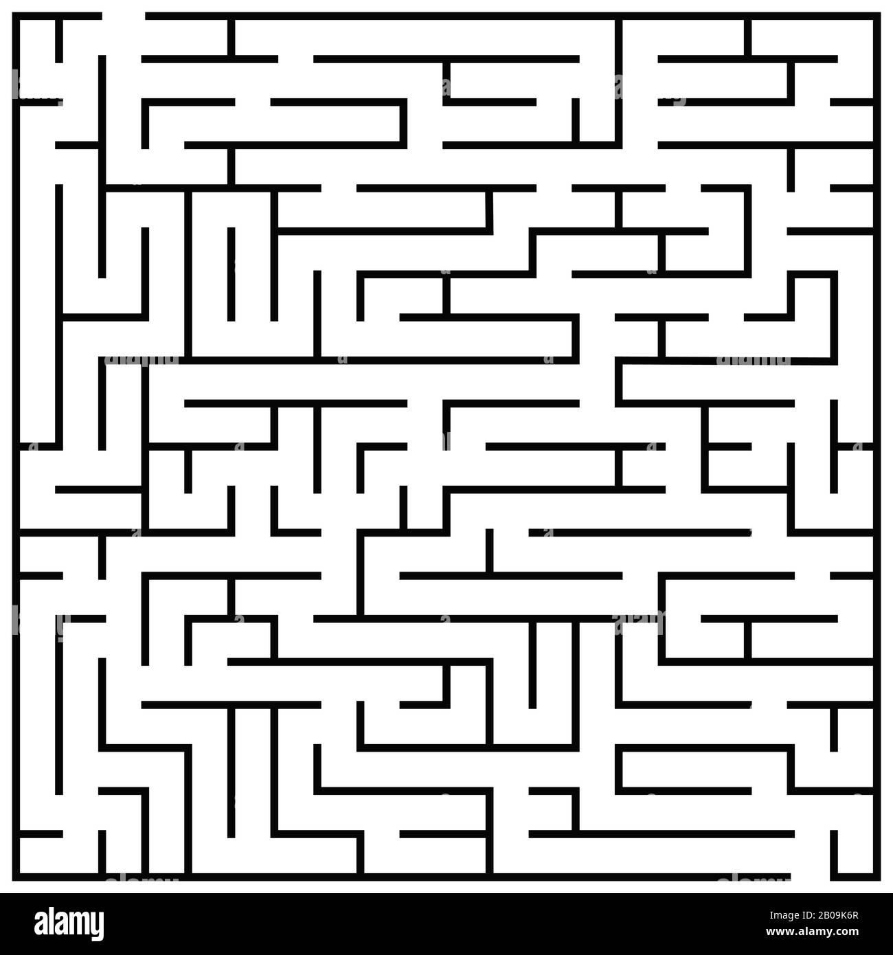 Maze puzzle, labyrinth brain teaser kids game vector. Illustration of labyrinth game, labyrinth for play children Stock Vector
