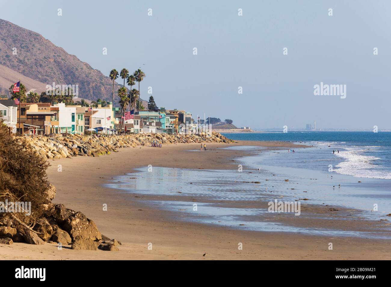 Solimar beach on the Pacific coast highway, California, United States of America Stock Photo