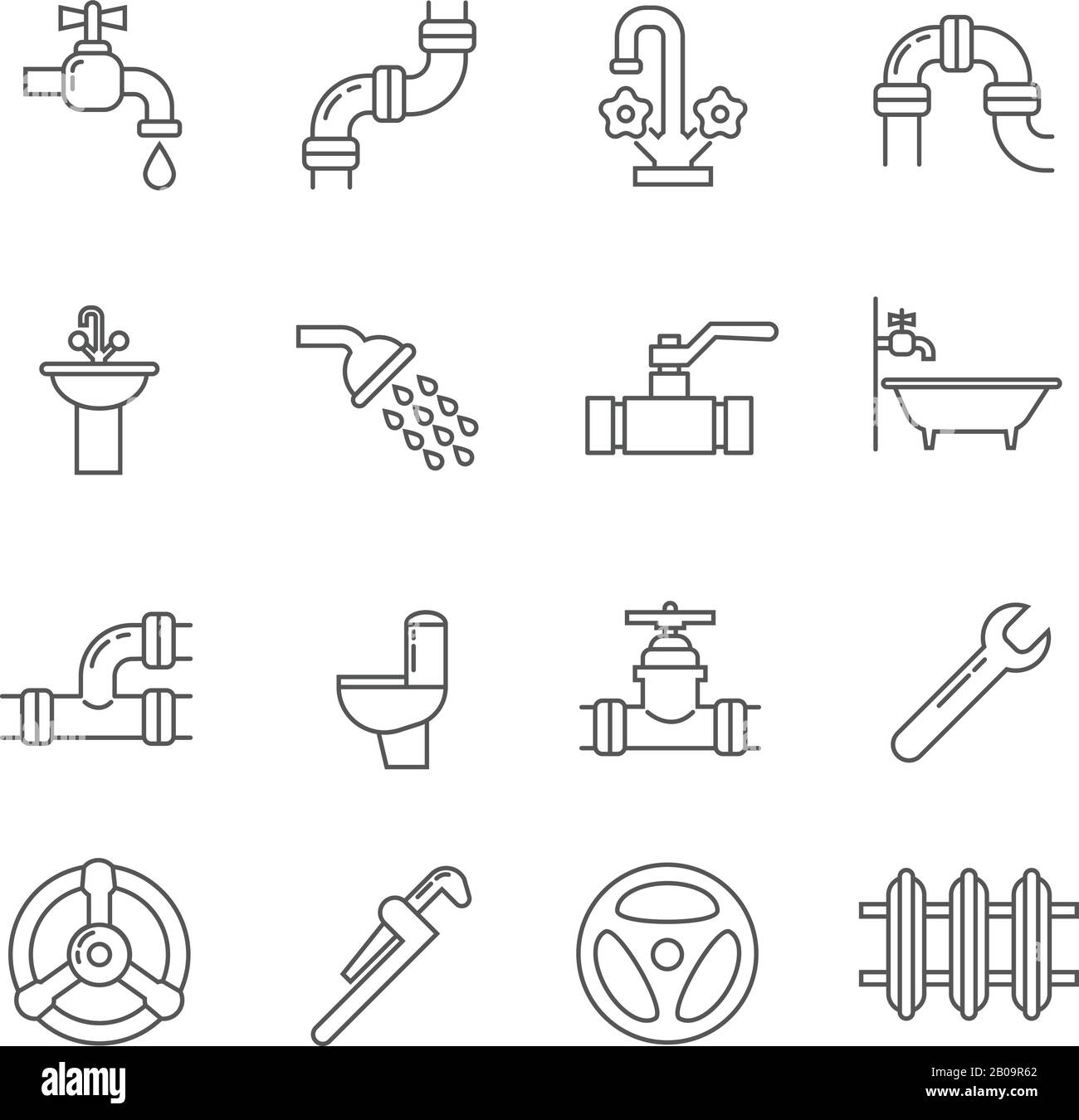 Sink pipe icon Stock Vector Images - Alamy