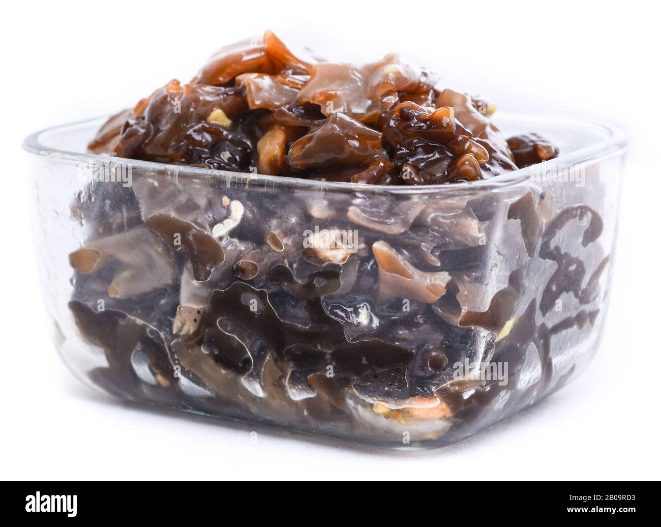 Chinese pickled muer mushroom in a glass container Stock Photo Alamy