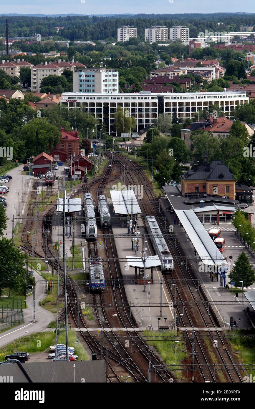 View of the station area in Linköping with Travel Center. Photo Jeppe ...