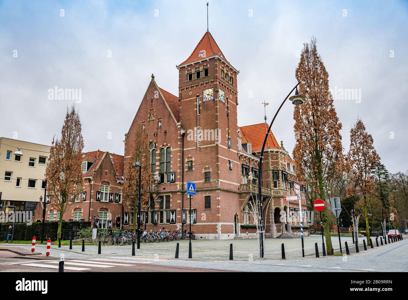 Zeist, Netherlands January 04, 2020. City hall in traditional bricked
