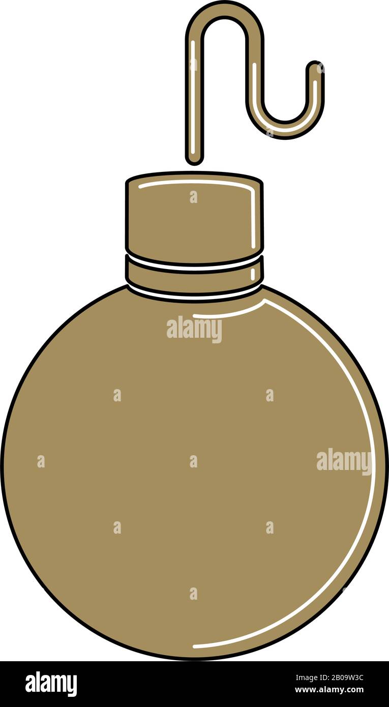 Isolated hand grenade icon Stock Vector