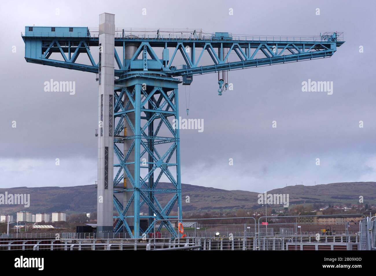Titan Crane at the Clydeside, Clydebank. Stock Photo