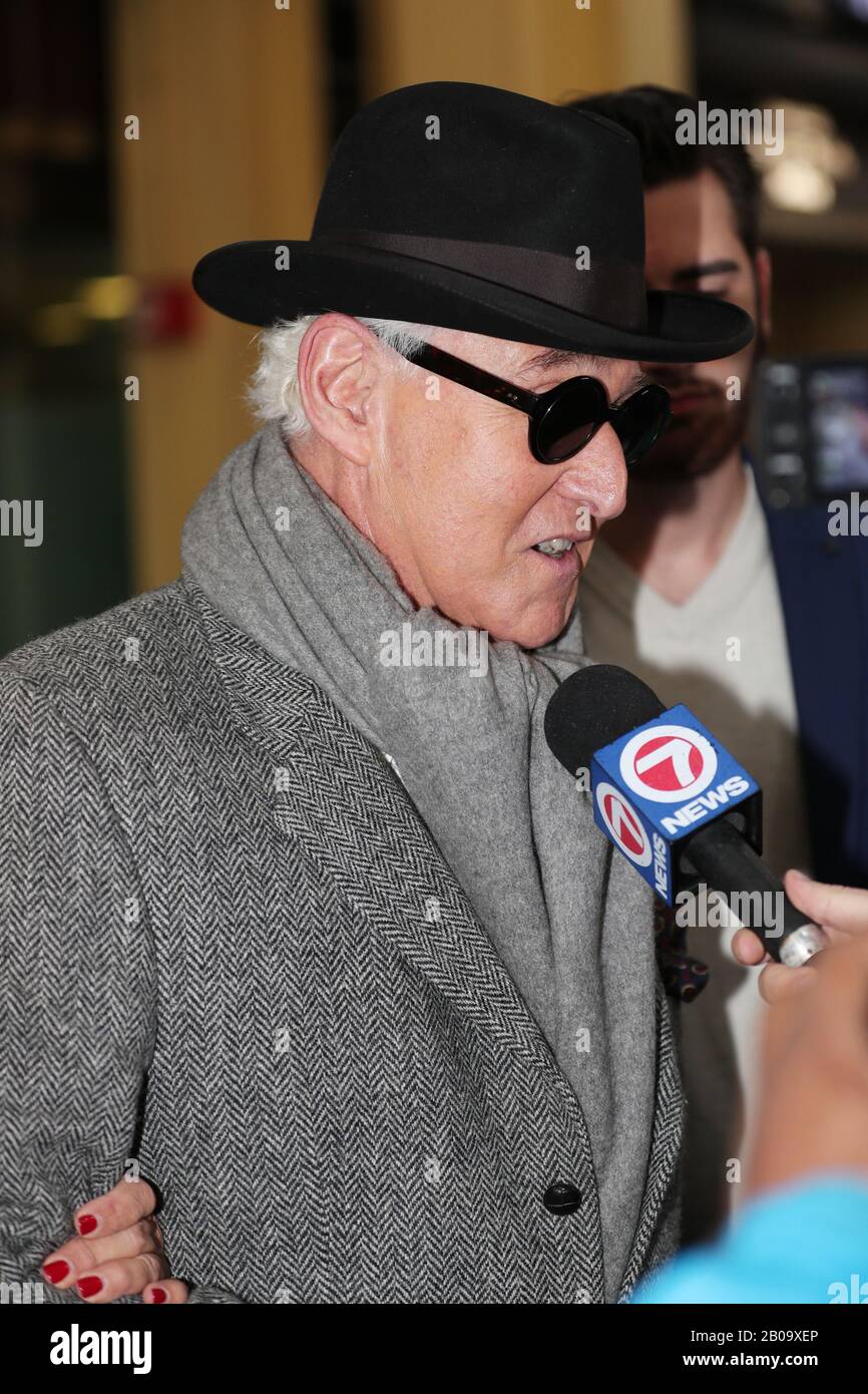 Roger stone arrives hi-res stock photography and images - Alamy