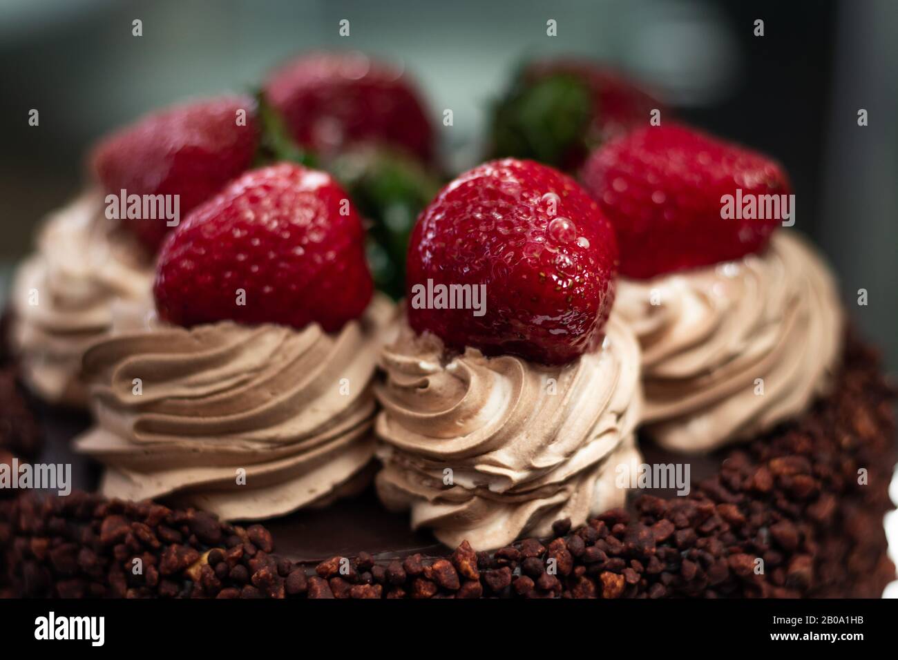 Strawberries cakes hi-res stock photography and images - Alamy