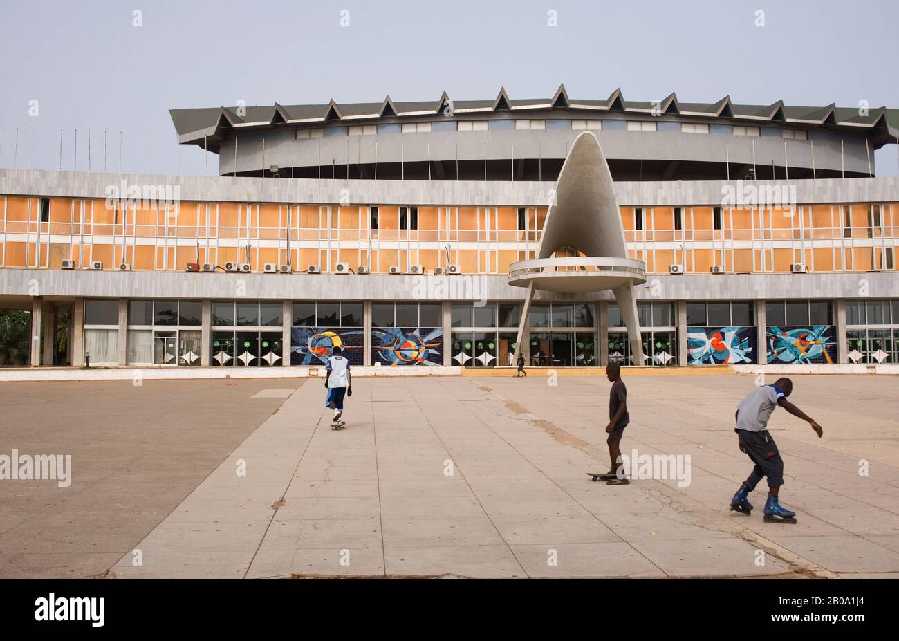 WEST AFRICA, TOGO, LOME, PARLIAMENT BUILDING Stock Photo