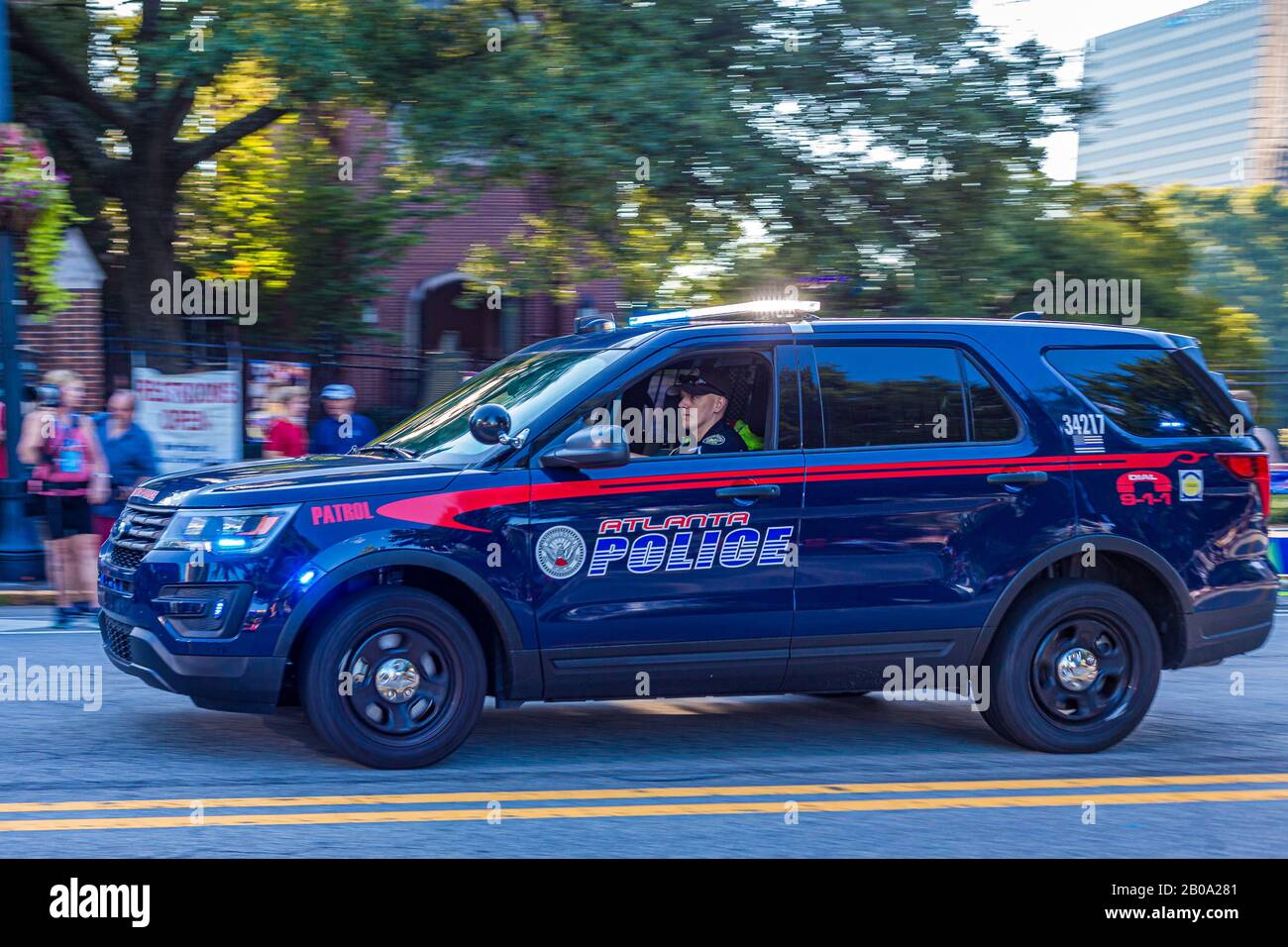 Atlanta Police SUV Stock Photo