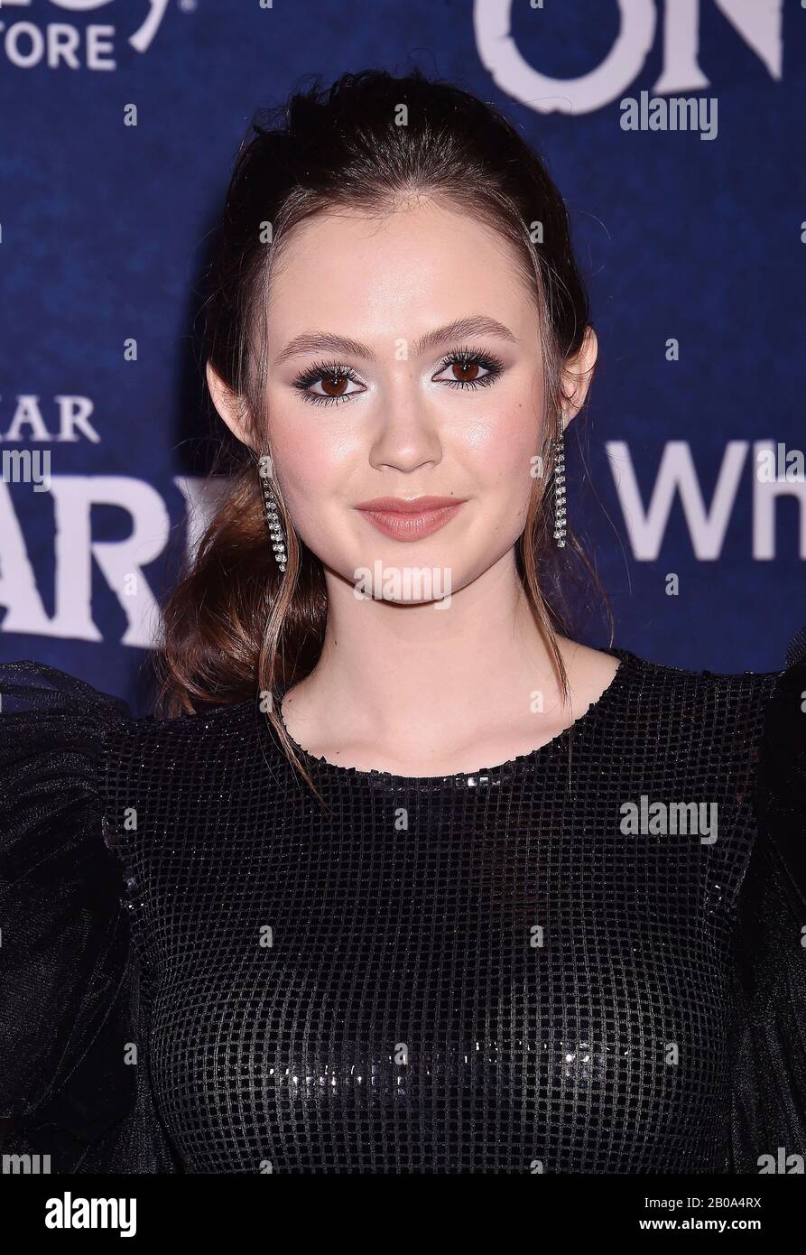 HOLLYWOOD, CA - FEBRUARY 18: Olivia Sanabia attends the Premiere Of