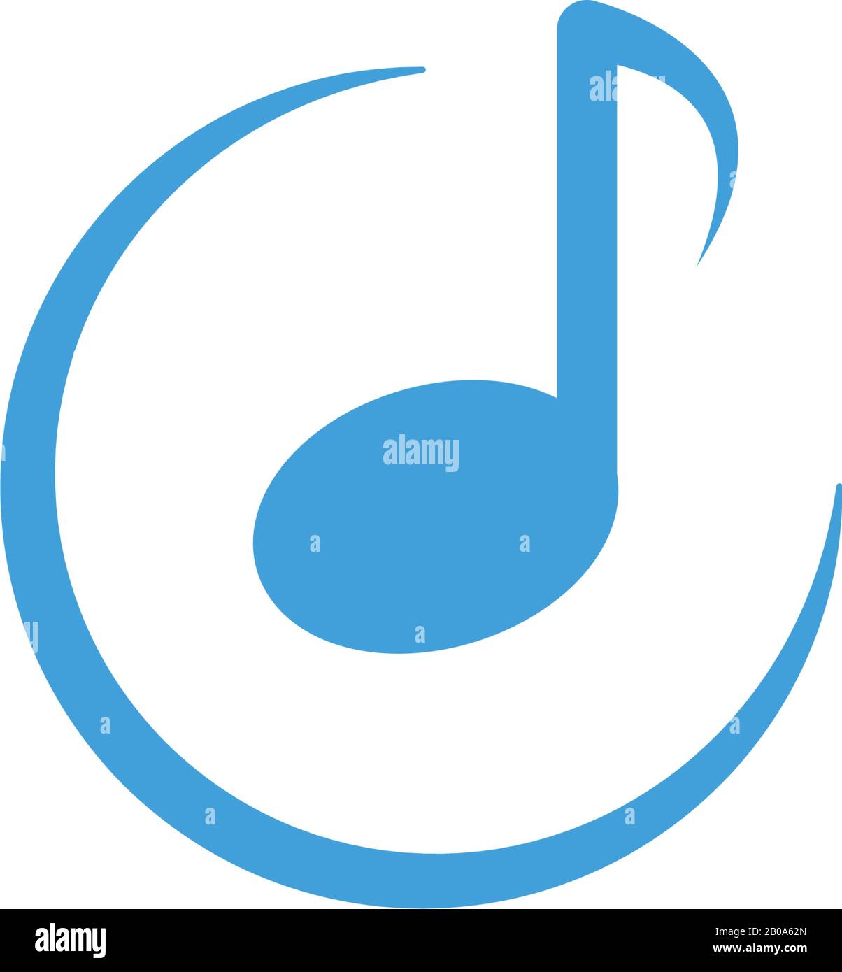 Music icon design vector template Stock Vector