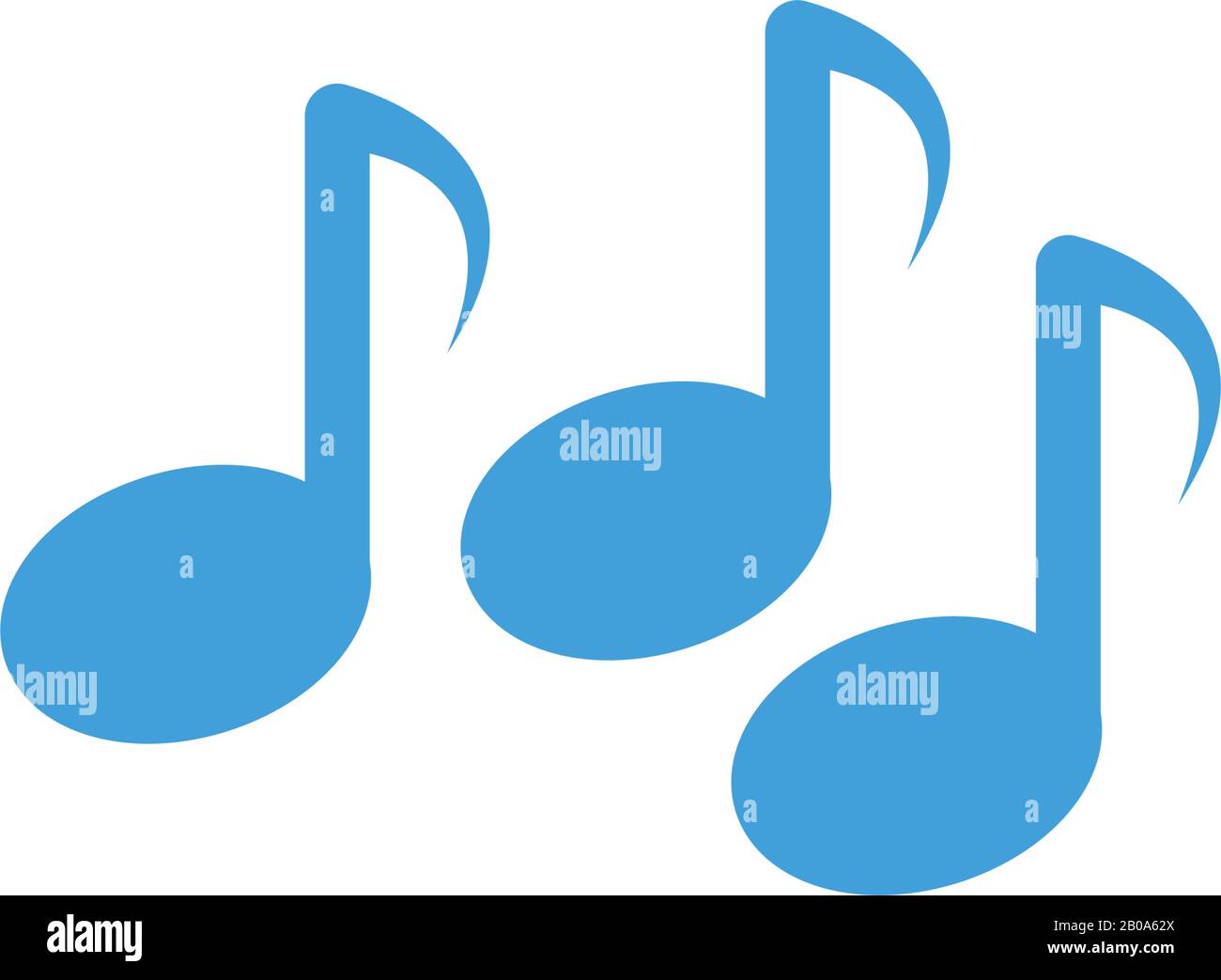 Music icon design vector template Stock Vector