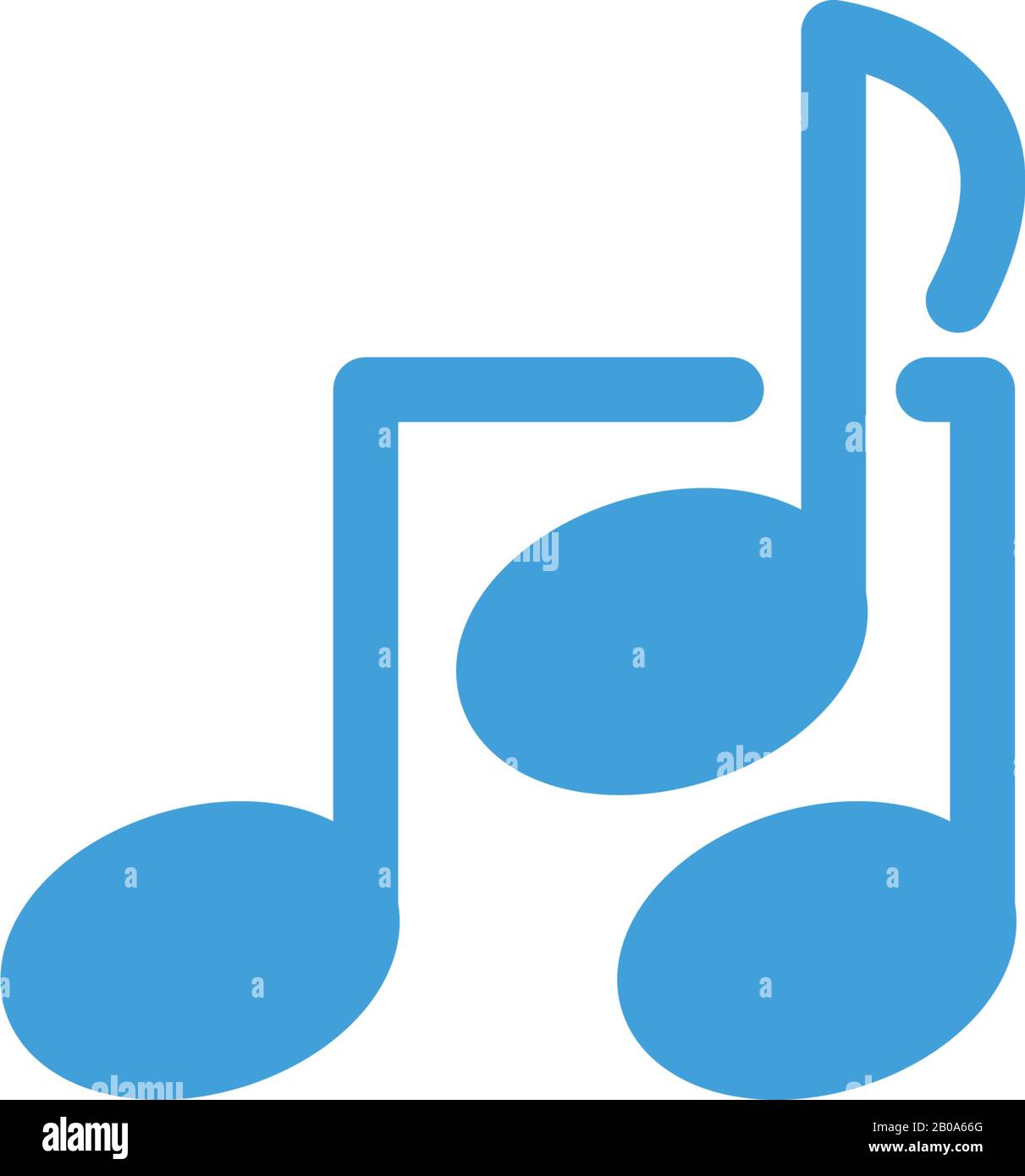 Music icon design vector template Stock Vector