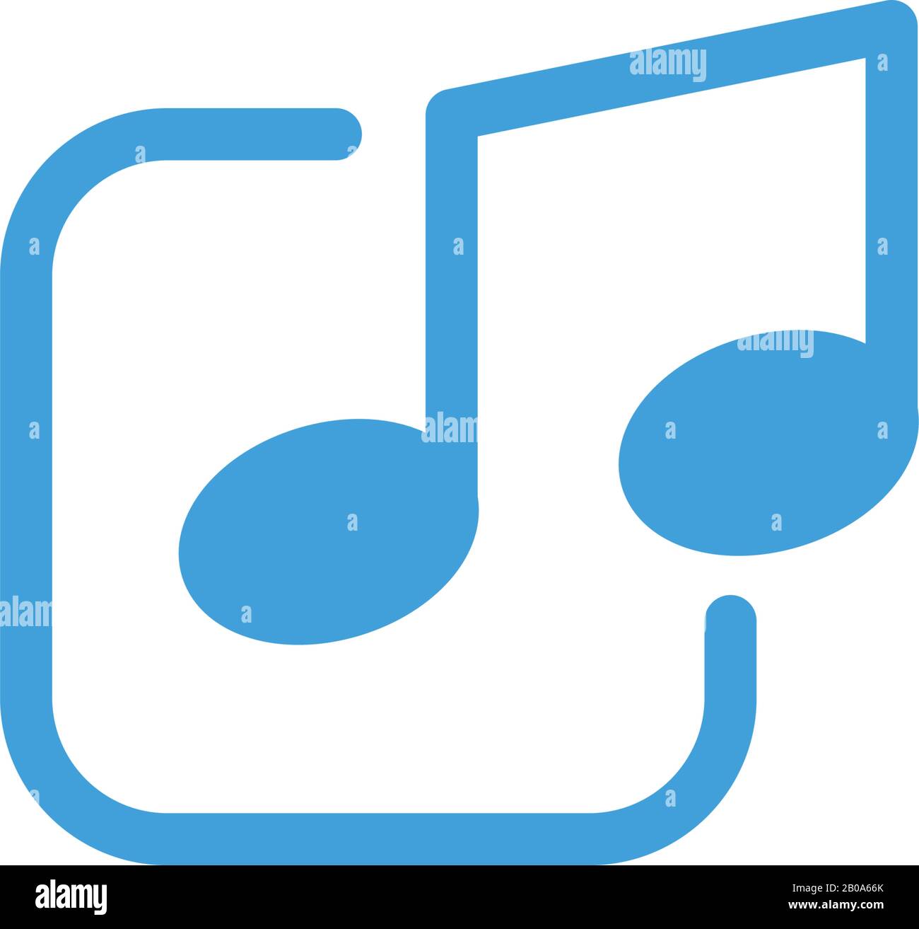 Music icon design vector template Stock Vector