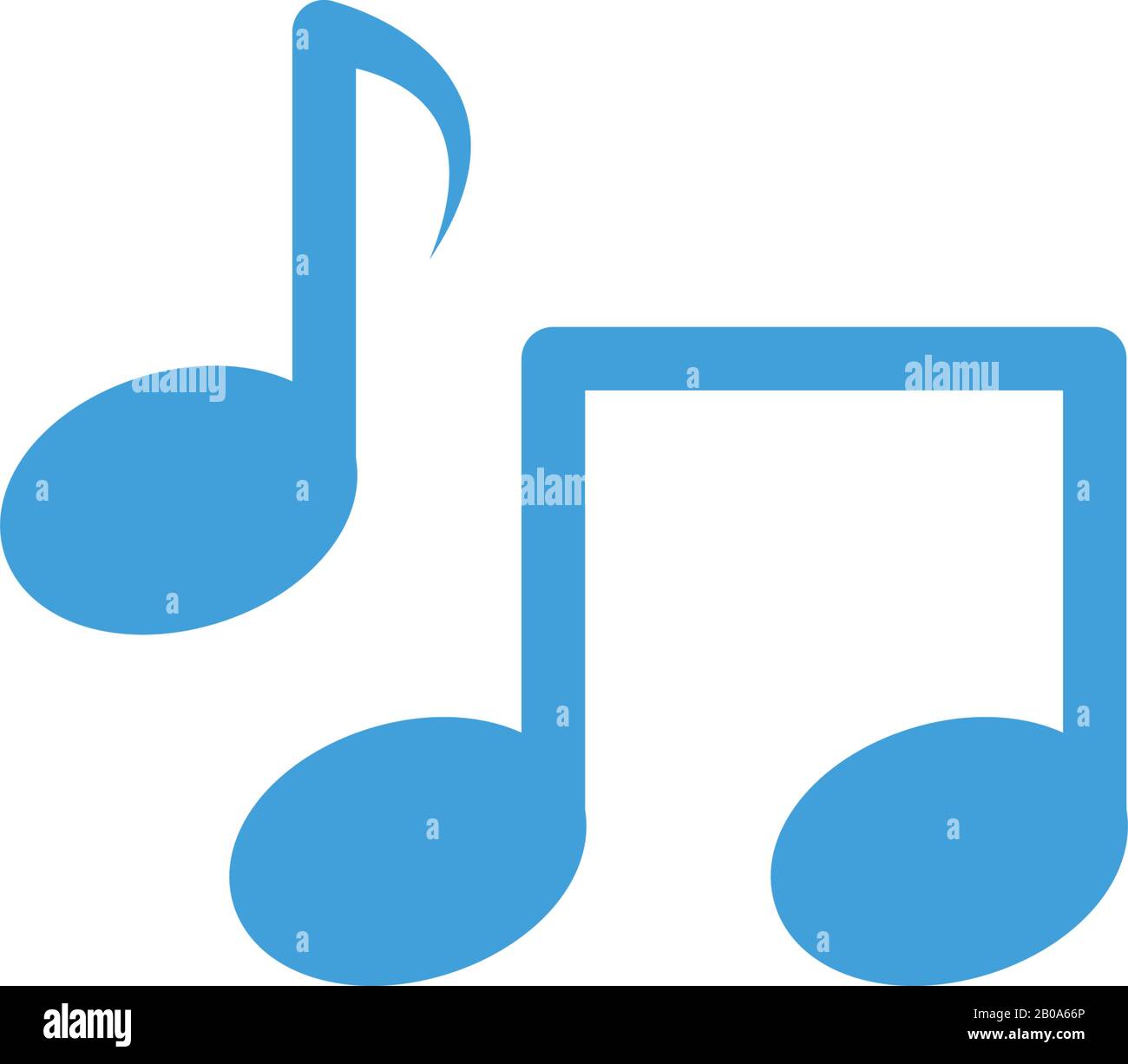 Music icon design vector template Stock Vector