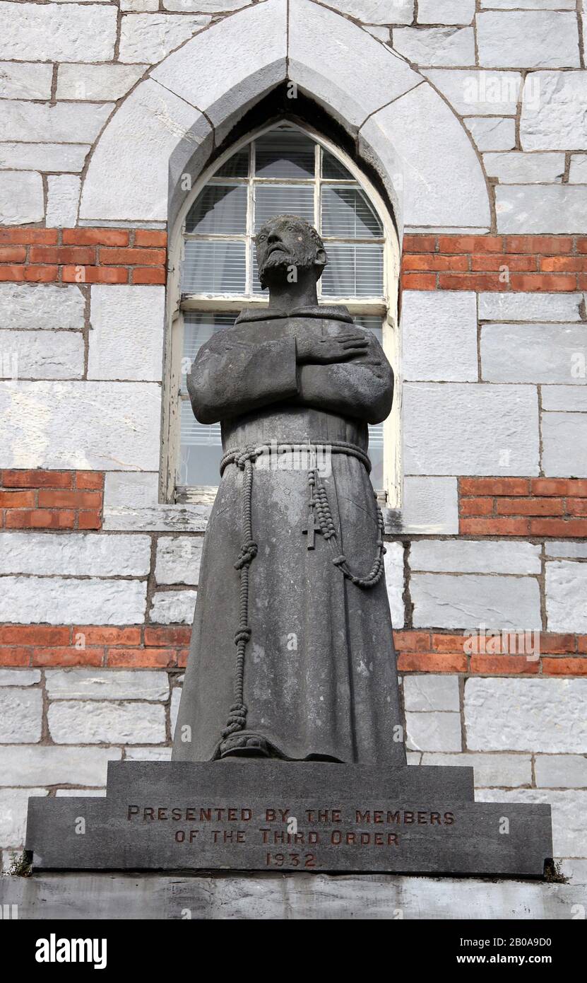 Statue of Saint Francis of Assisi at Holy Trinity Friary Office in the