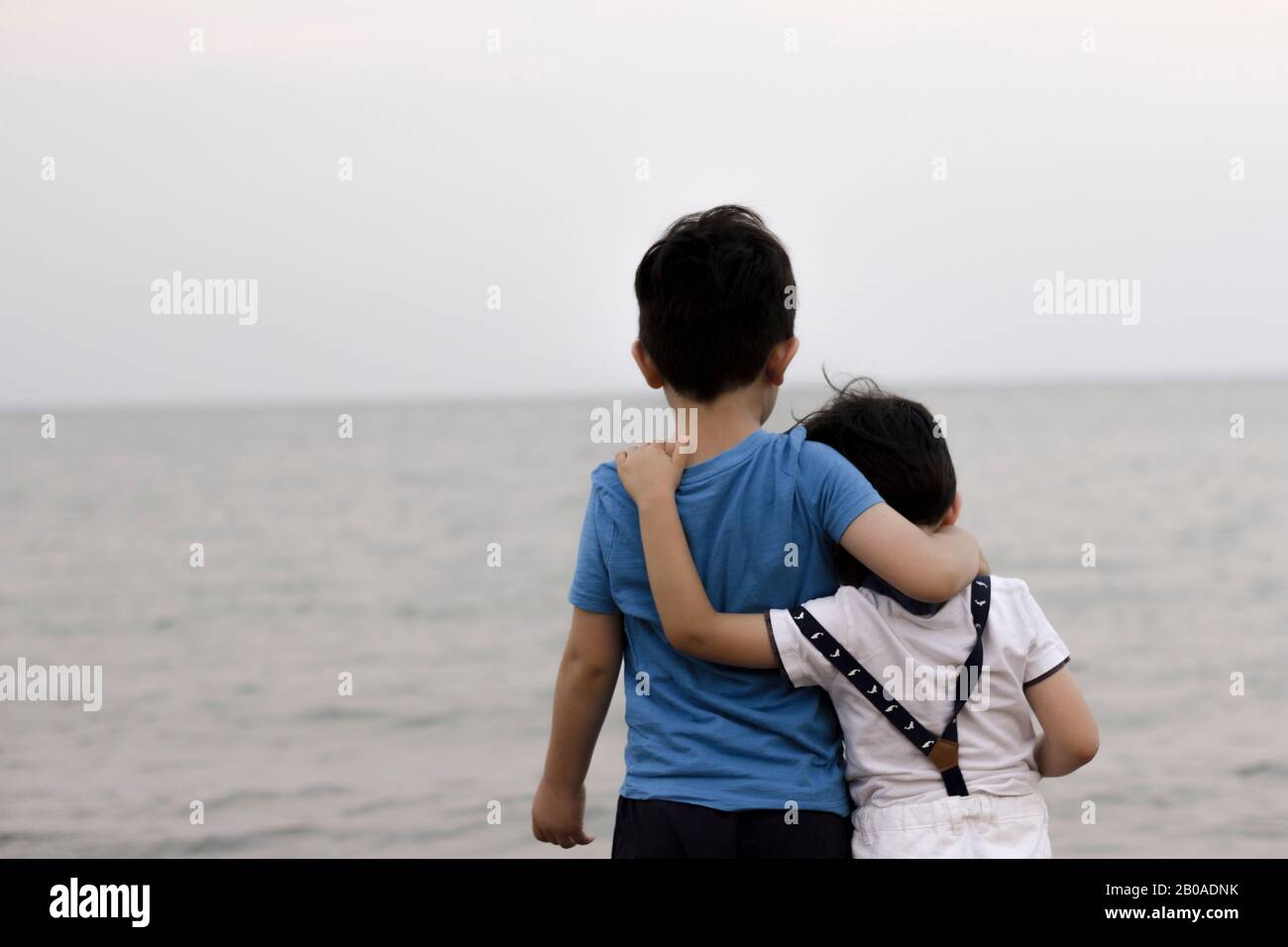 Two boys looking at camera hi-res stock photography and images - Alamy