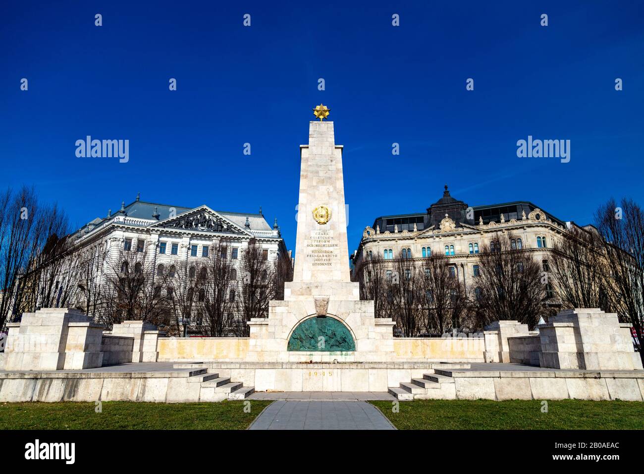Monument to the Soviet Red Army, Liberty Square, Budapest, Hungary