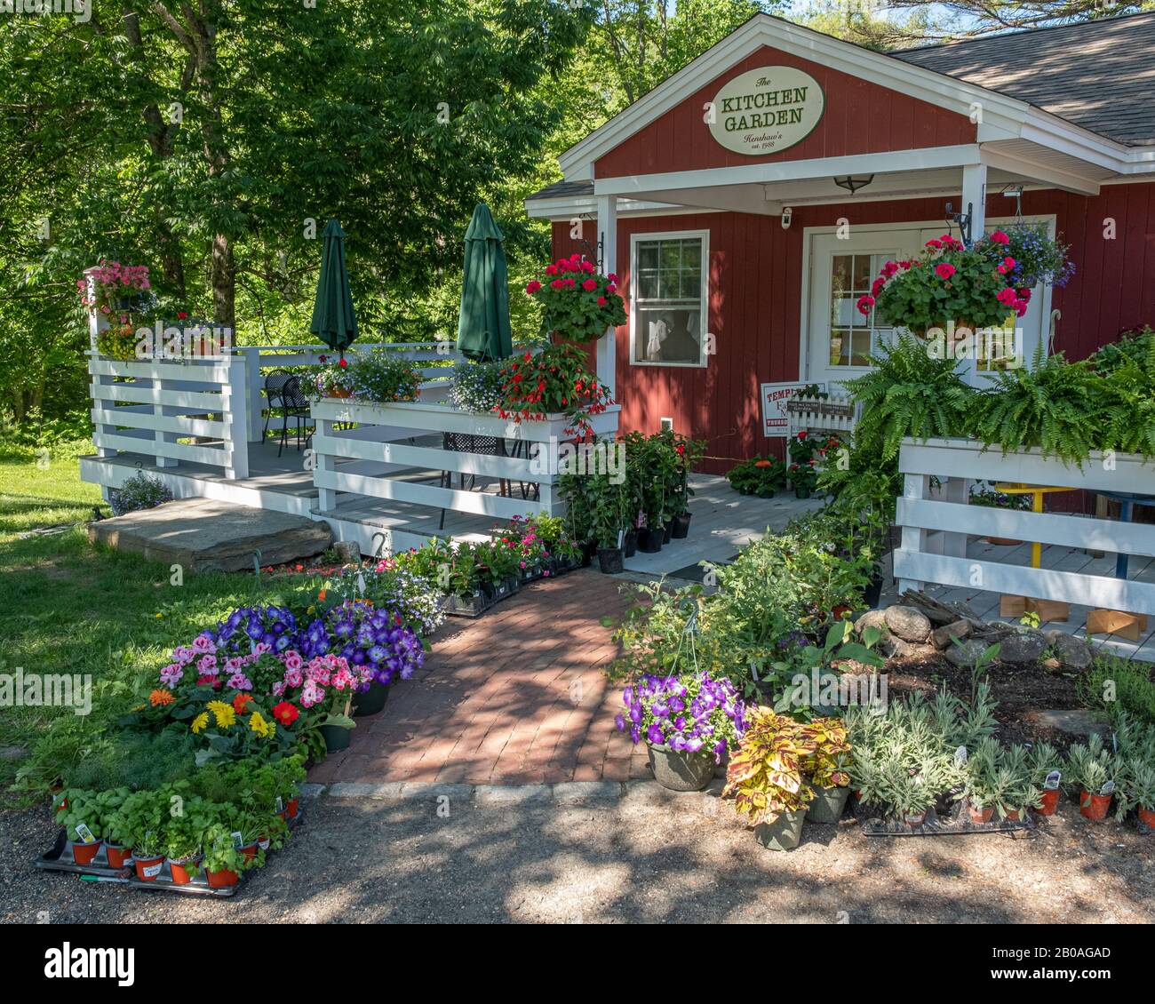 The Kitchen Garden store and bakery in Templeton, MA Stock Photo Alamy