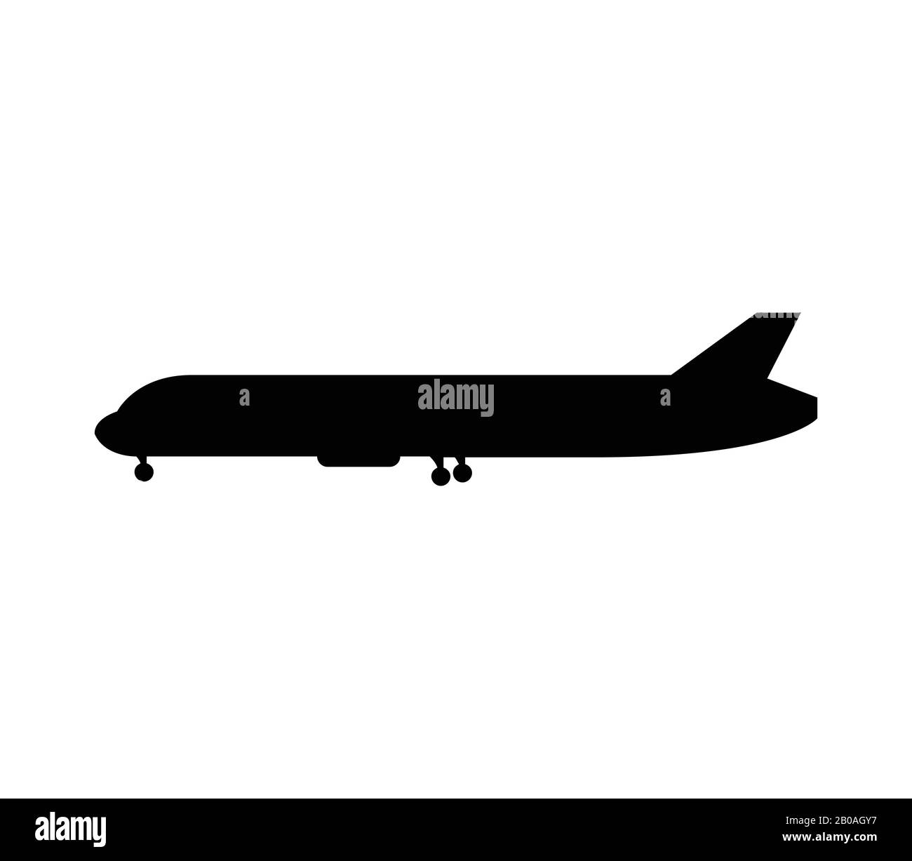 plane icon illustrated in vector on white background Stock Vector Image ...