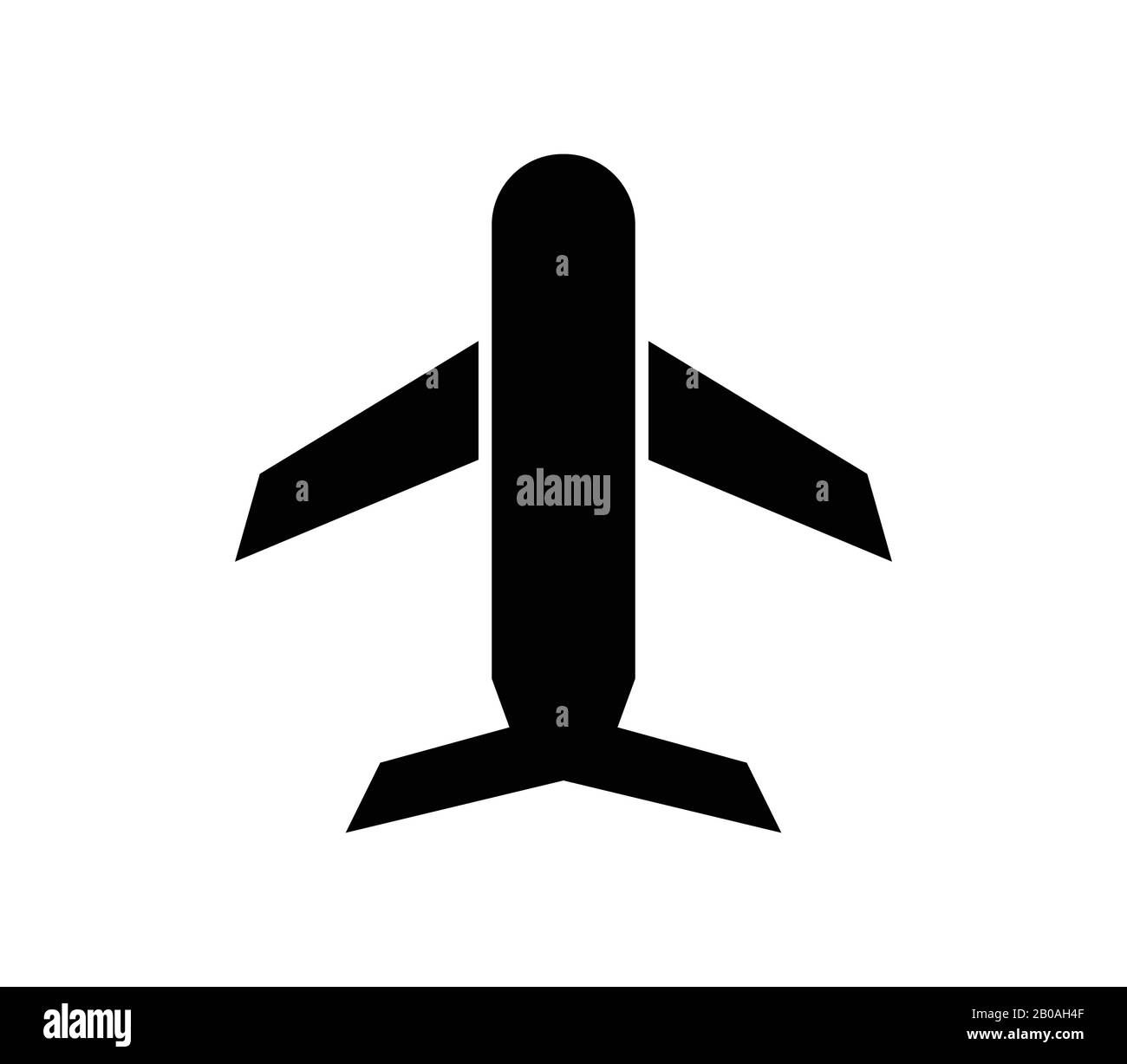 plane icon illustrated in vector on white background Stock Vector Image ...