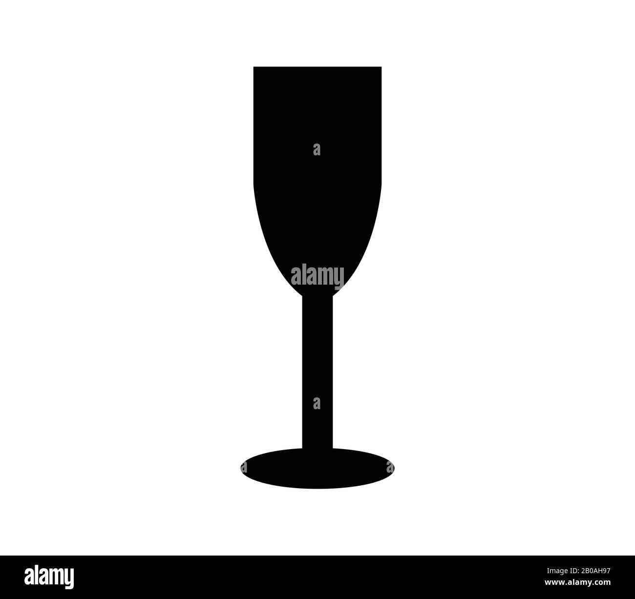 wine glass icon illustrated in vector on white background Stock Vector ...