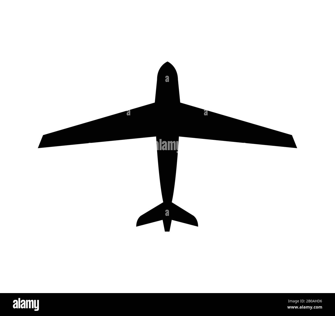 plane icon illustrated in vector on white background Stock Vector Image ...