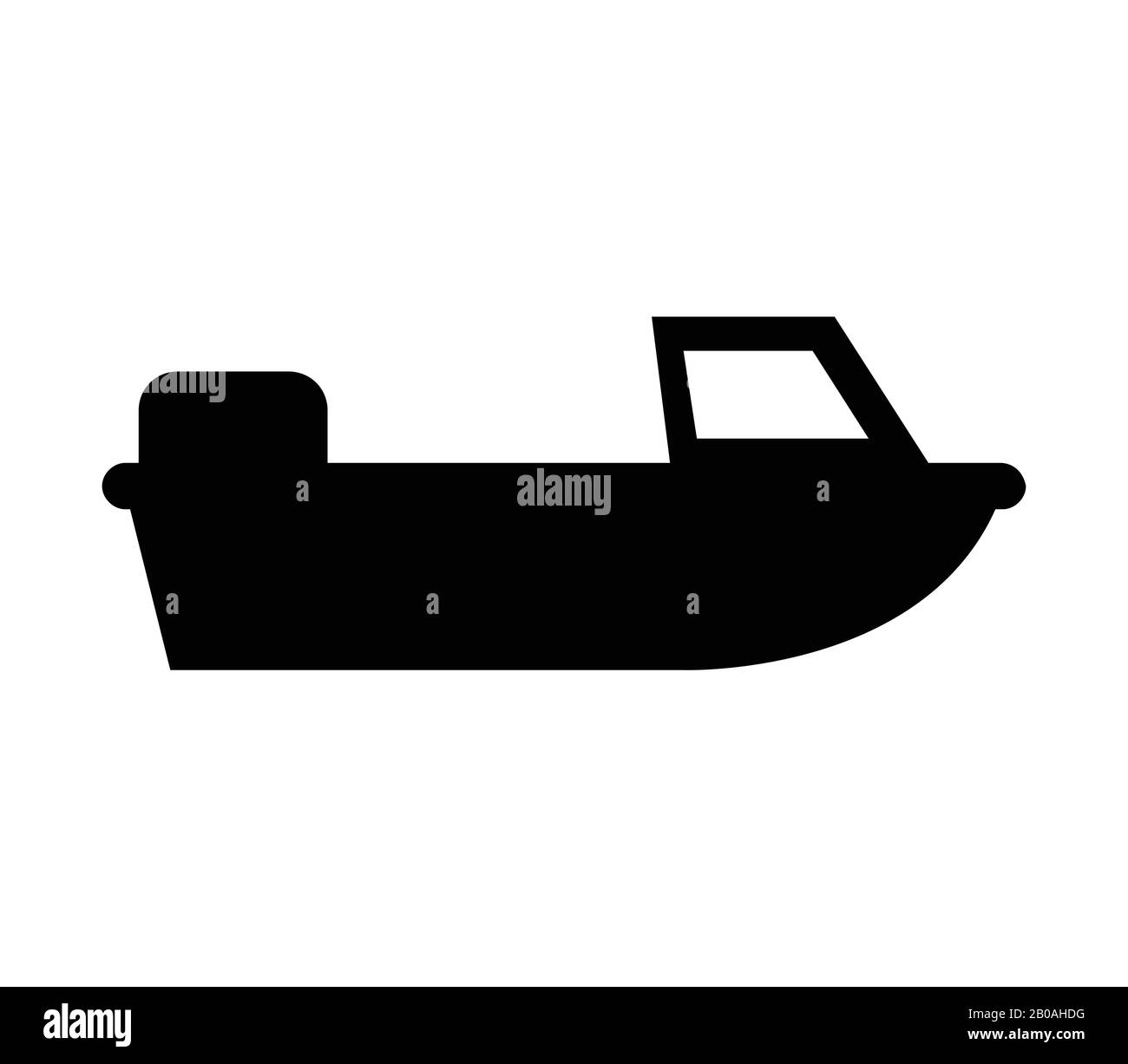 boat icon illustrated in vector on white background Stock Vector Image ...