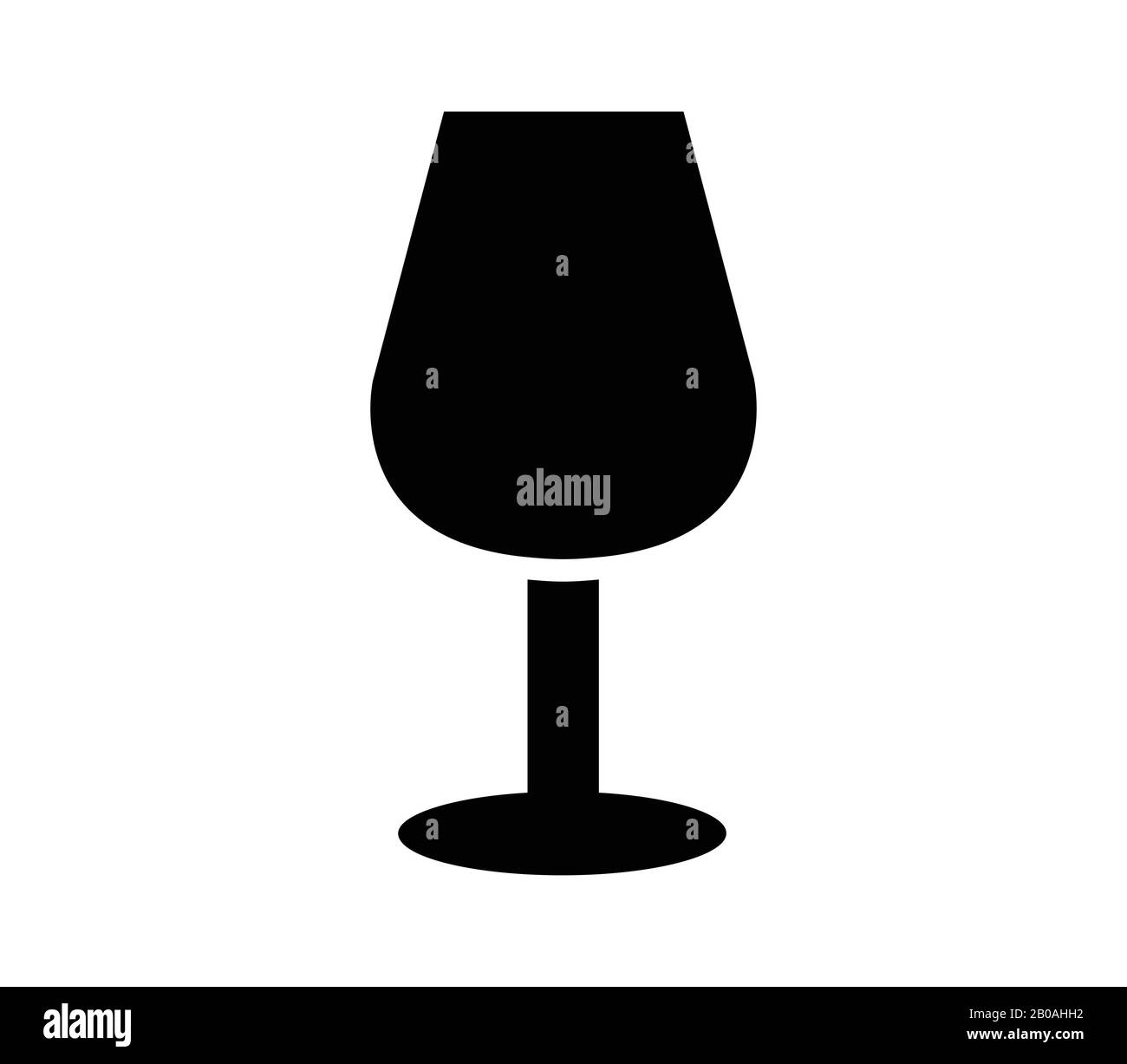 wine glass icon illustrated in vector on white background Stock Vector ...