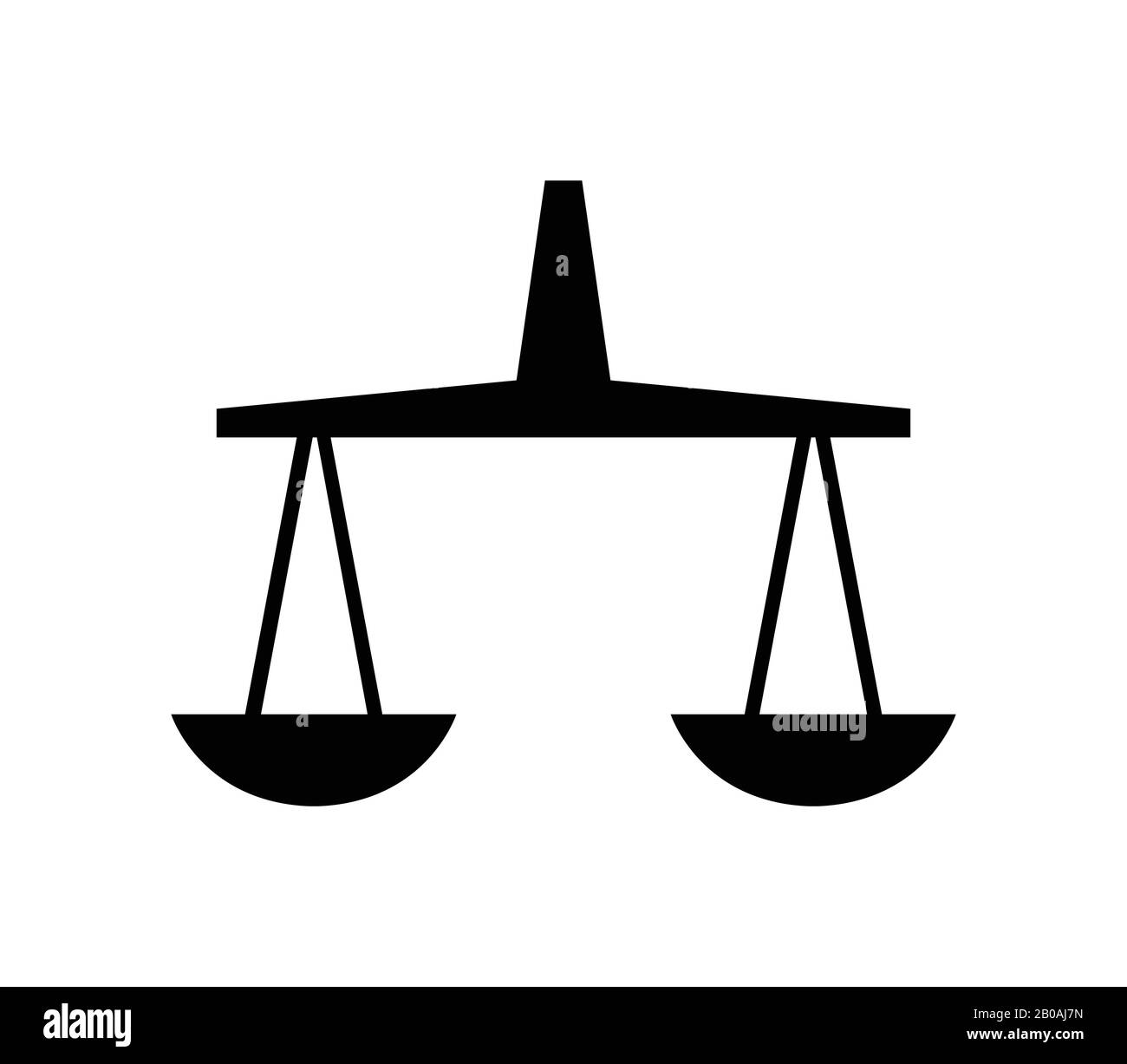 Libra icon illustrated in vector on white background Stock Vector Image ...