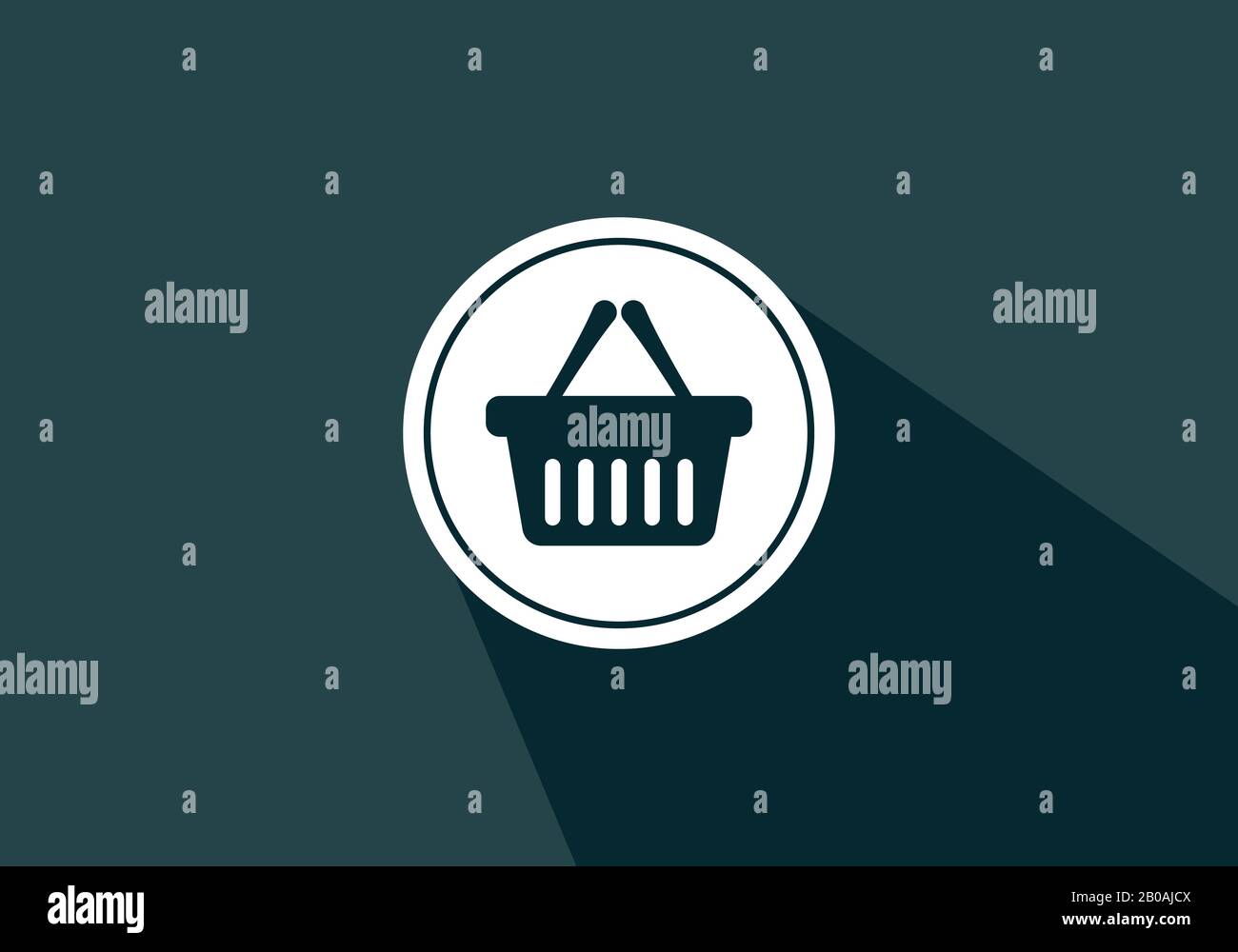 Shopping cart icon, Add to cart flat sign symbols logo Stock Vector
