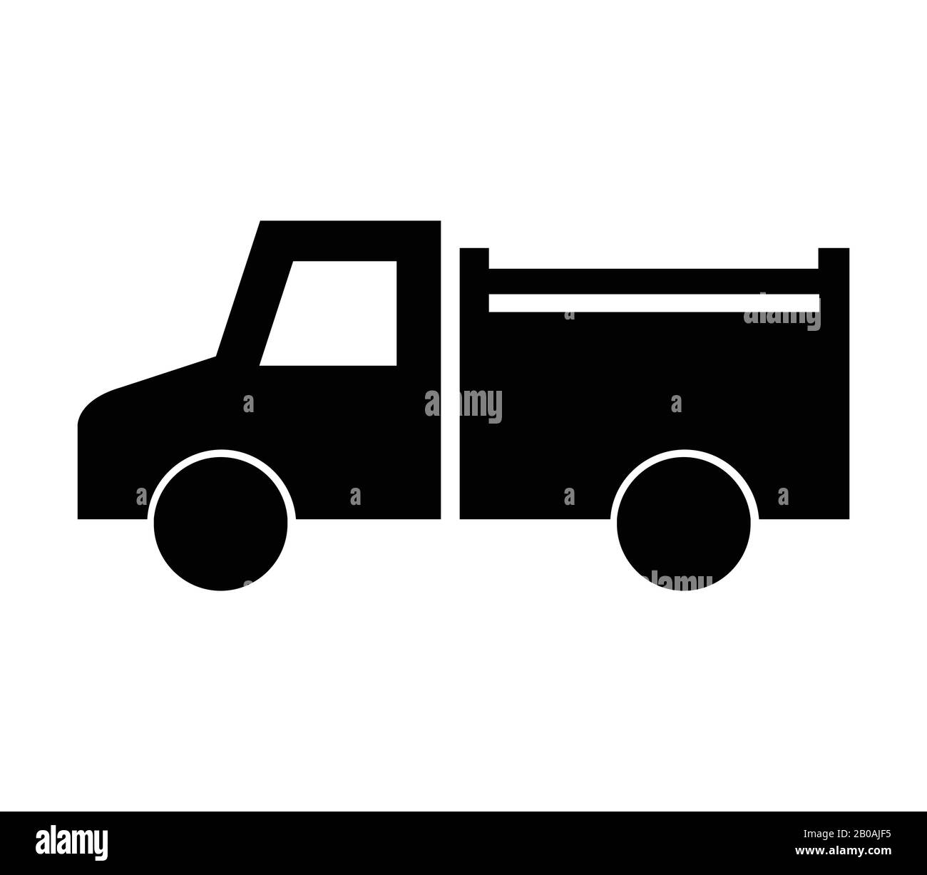 truck icon illustrated in vector on white background Stock Vector Image