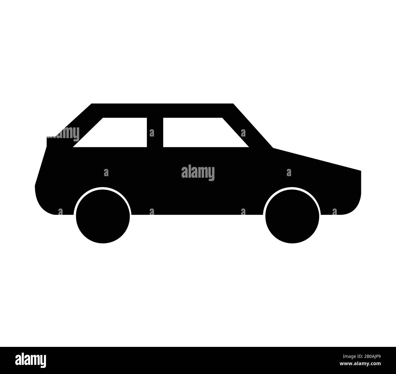 car icon in vector on white background Stock Vector Image & Art - Alamy