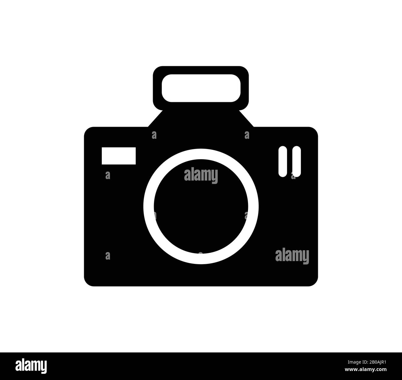 photo camera icon in vector on white background Stock Vector Image ...