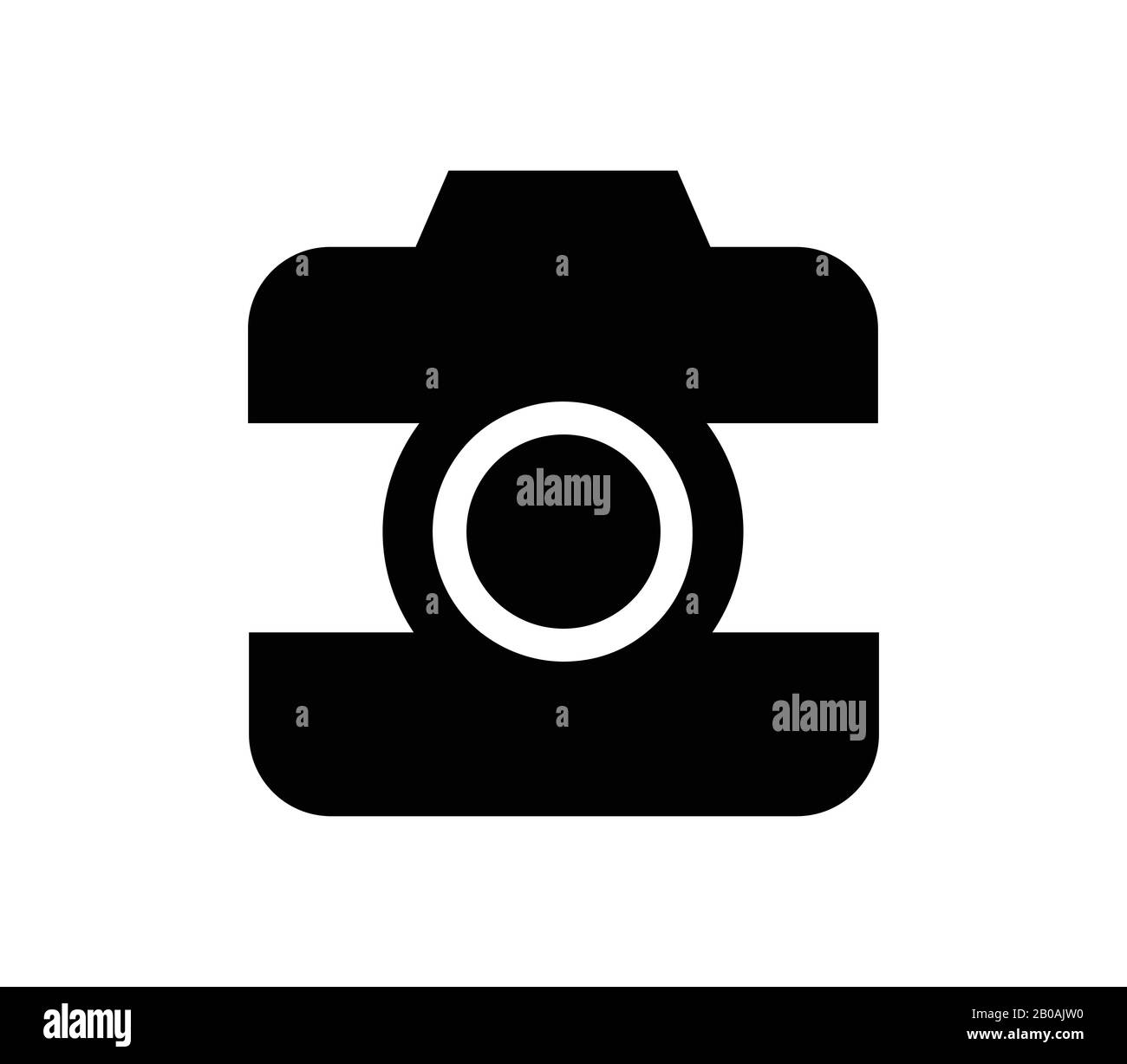 camera icon illustrated in vector on white background Stock Vector ...