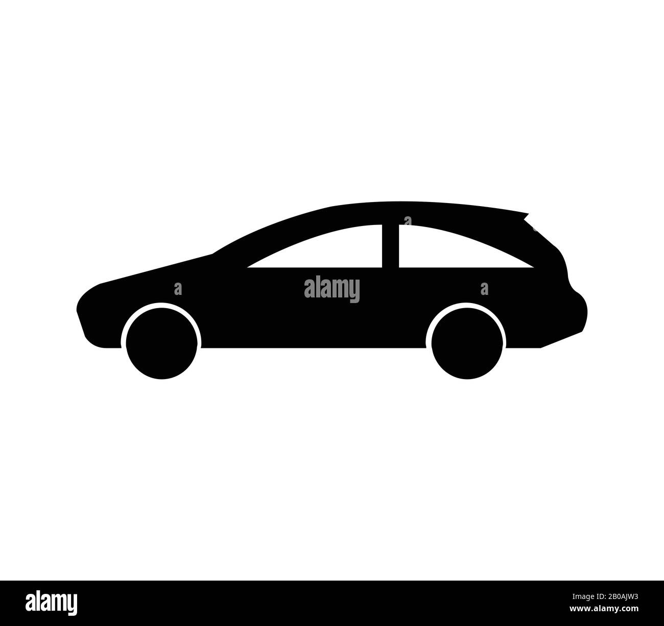 car icon in vector on white background Stock Vector Image & Art - Alamy