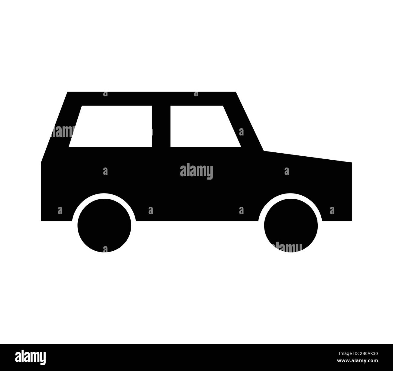 car icon in vector on white background Stock Vector Image & Art - Alamy