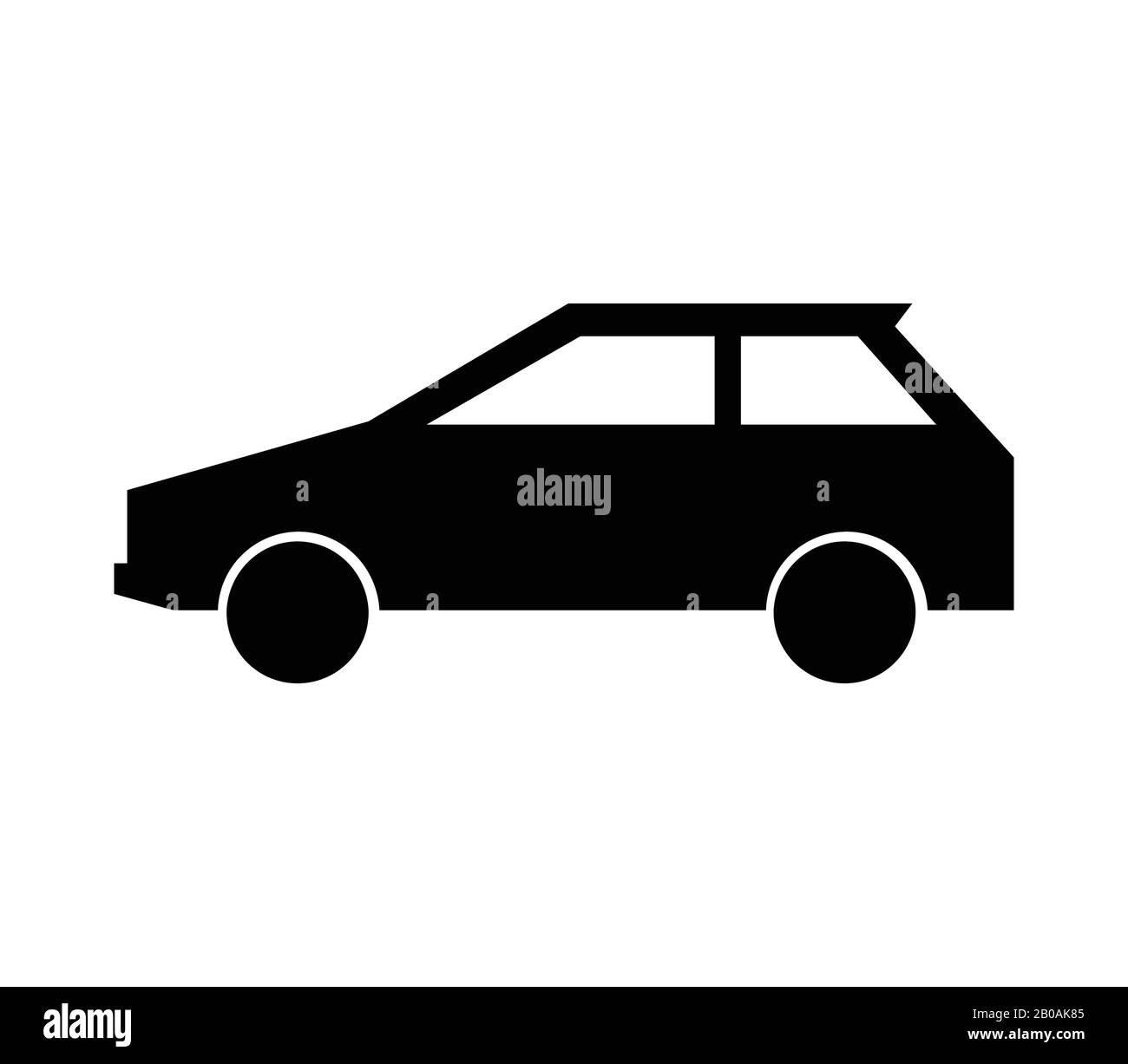 car icon illustrated in vector on white background Stock Vector Image ...