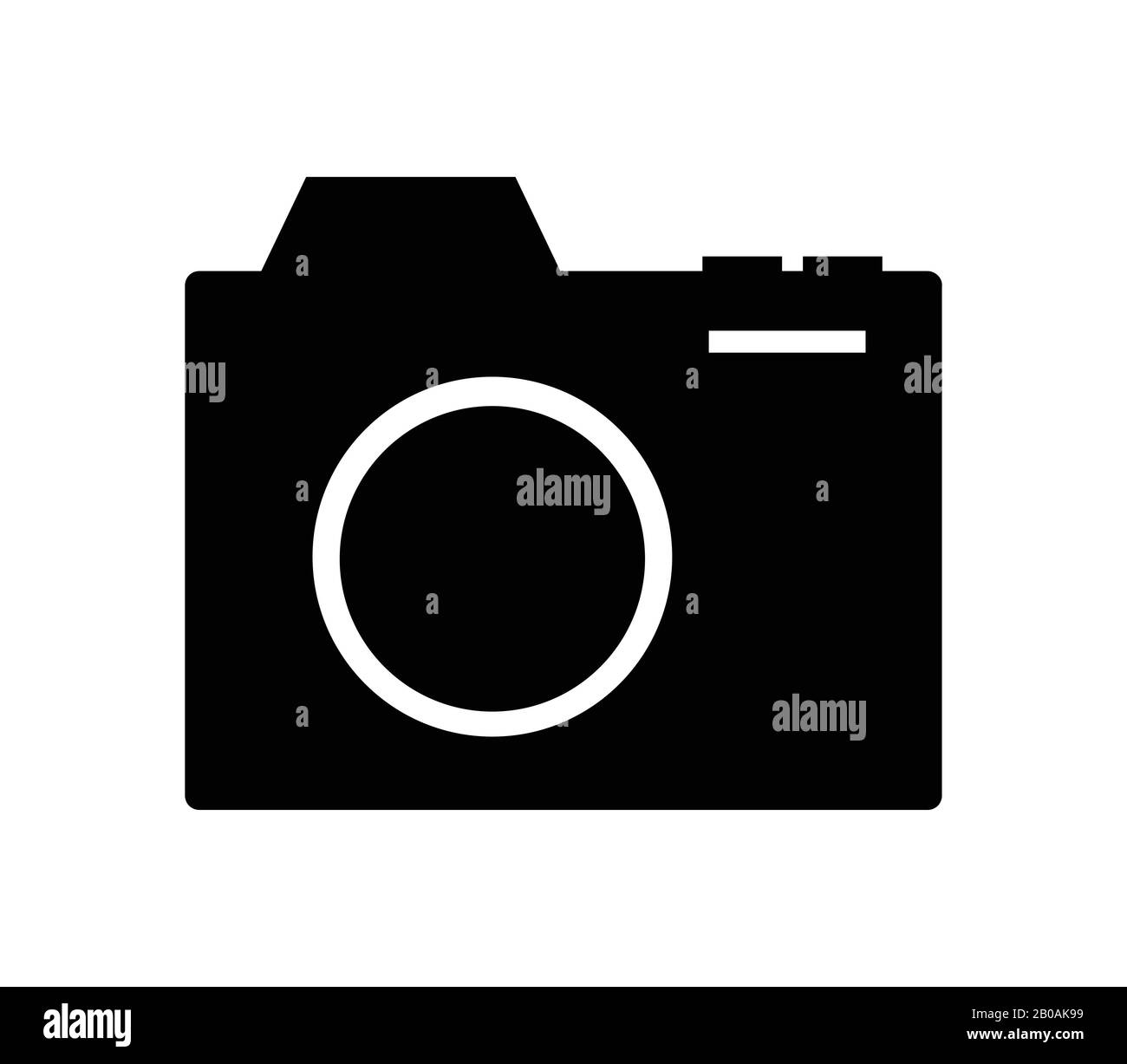 camera icon illustrated in vector on white background Stock Vector ...