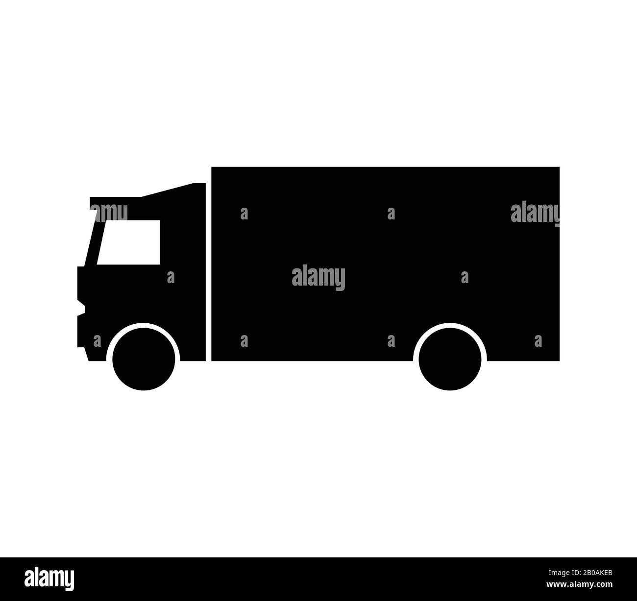 truck icon illustrated in vector on white background Stock Vector Image