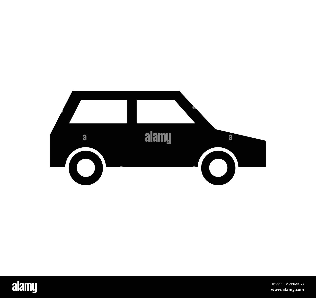 car icon in vector on white background Stock Vector Image & Art - Alamy