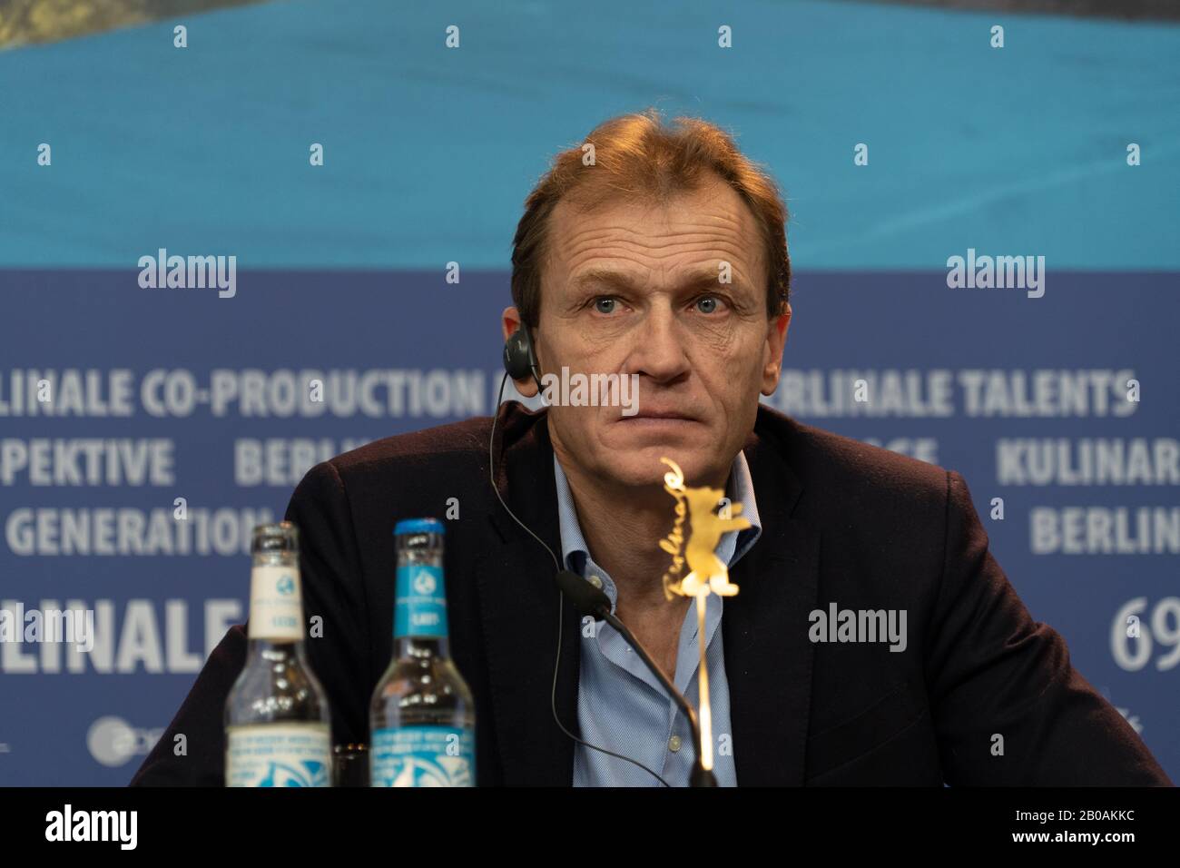 Grace a Dieu, press conference, film by Fracnois Ozon Stock Photo Alamy